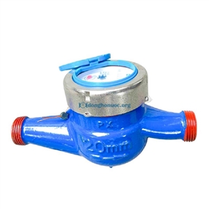 Đồng hồ đo nước Zermat DN-20SS ( mặt thép ) phi 27 Đồng hồ đo nước Zermat DN-20SS ( mặt thép ) phi 27